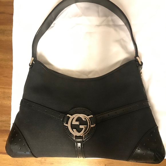 Vintage Gucci black ‘reigns’ hobo bag - Picture 3 of 8
